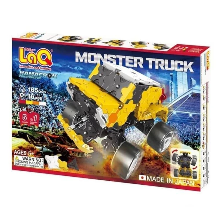 Klocki edukacyjne Monster Truck, LaQ