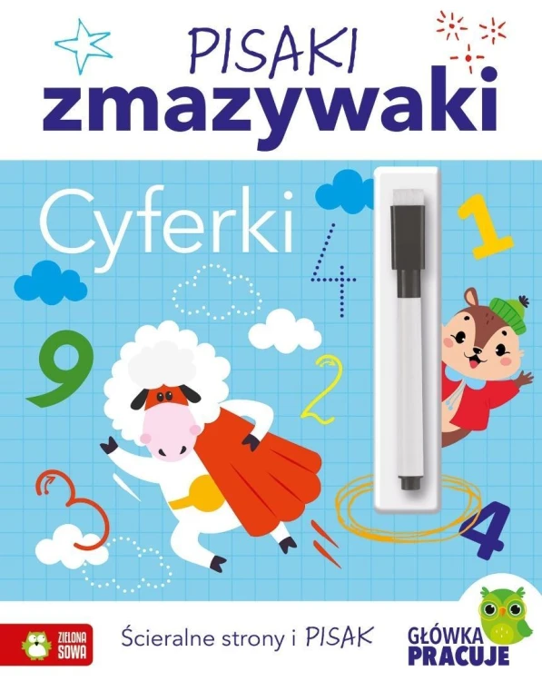 Pisaki zmazywaki. Cyferki, praca zbiorowa