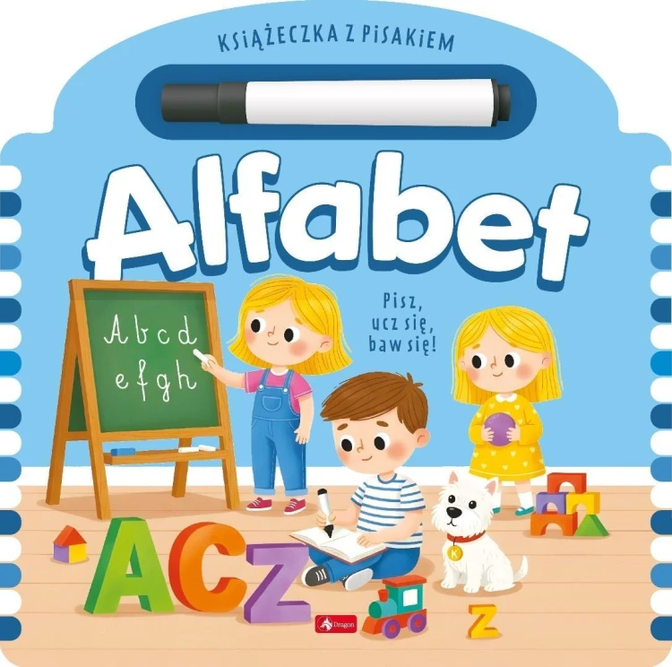 Książeczka z pisakiem. Alfabet z flamastrem