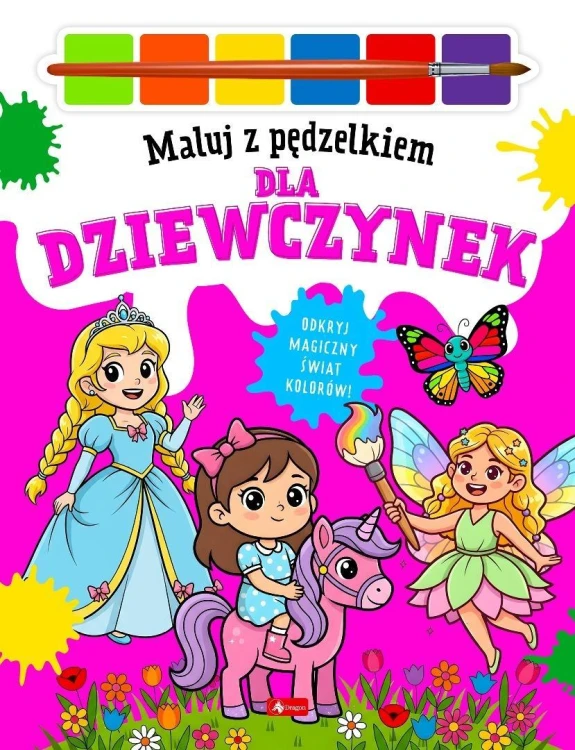 Maluj pędzelkiem. Maluj pędzelkiem dla dziewczynek