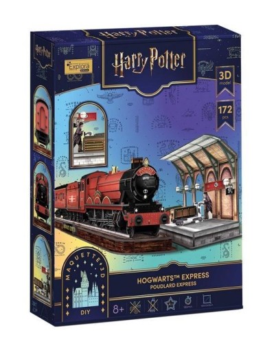 Puzzle 3D Harry Potter Hogwart Express, Cubic Fun