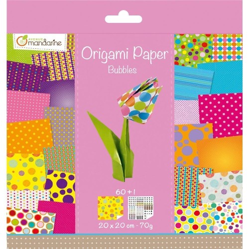 Papier Origami Kropki 20x20cm 70g, Clairefontaine