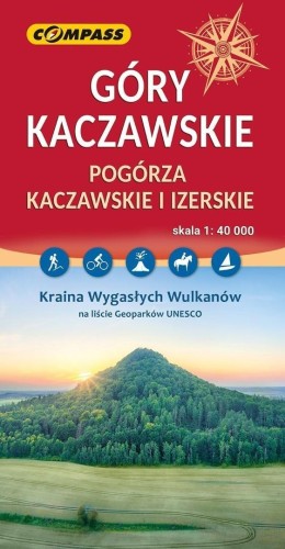 Mapa - Góry Kaczawskie. Podgórza Kaczawaskie i...