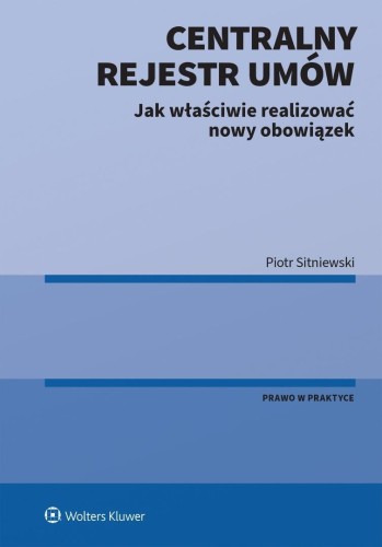 Centralny Rejestr Umów, Piotr Sitniewski