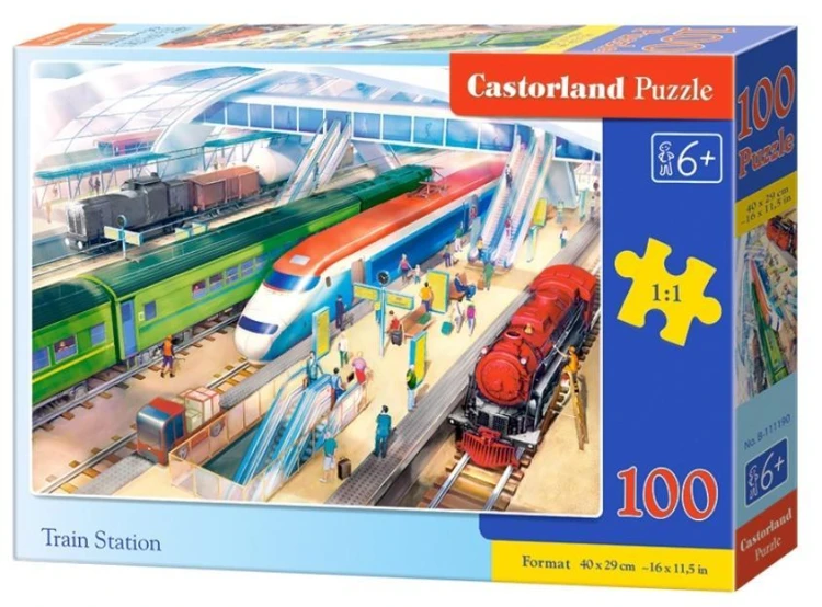 Puzzle 100 Train Station CASTOR, Castorland
