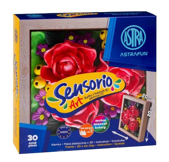 Zestaw lekkiej masy Sensorio Art - Piwonie ASTRA