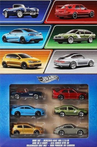 Hot Wheels - Euro Style Multipack, Mattel