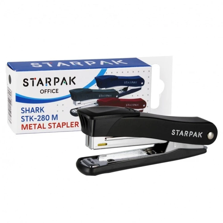 Zszywacz Shark STK-280 M czarny, STARPAK