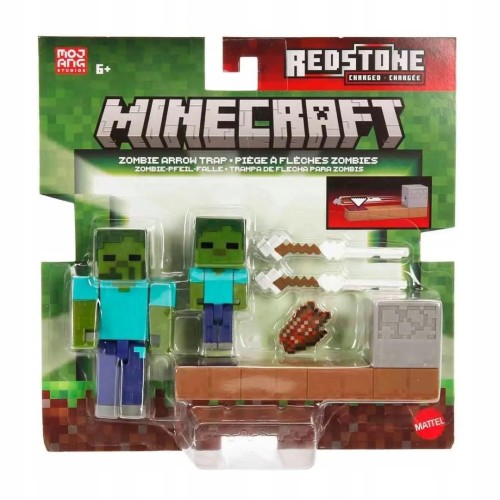 Minecraft Zestaw pułapka + figurka, Mattel