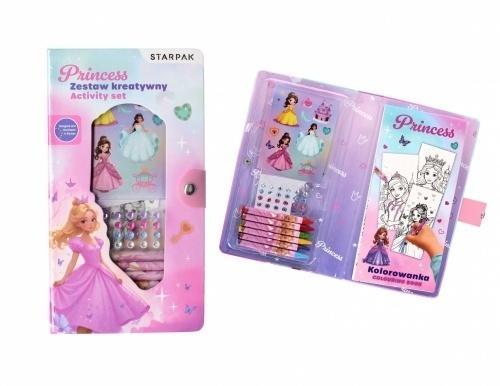 Zestaw kreatywny do kolorowania naklejki Princess