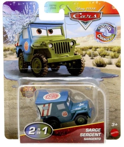 Cars Auta Auto zmieniające kolor, Mattel
