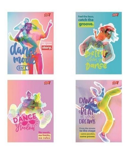 Zeszyt A5/60k kratka Dance Mode (10szt), UNIPAP