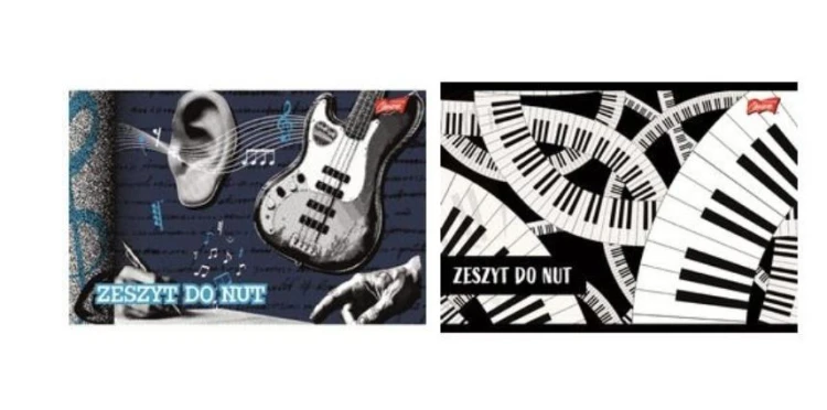 Zeszyt do nut A4/16k pięciolinia (20szt), UNIPAP