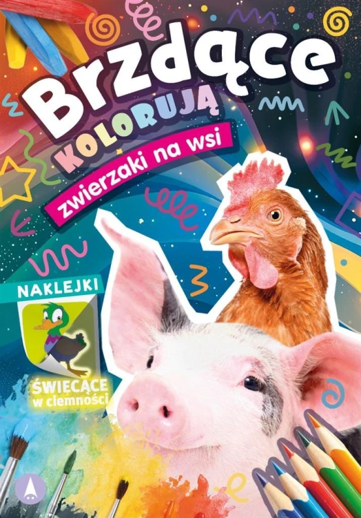 Brzdące kolorują. Zwierzaki na wsi, praca zbiorowa