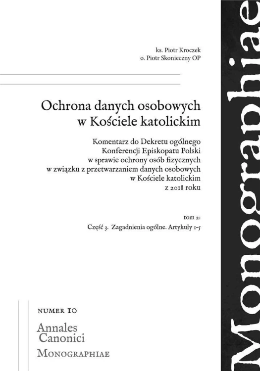 Ochrona danych osobowych w Kościele...T.2