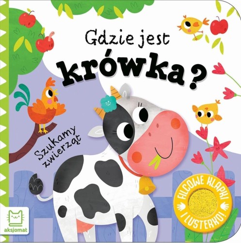 Szukamy zwierząt. Gdzie jest krówka? Filcowe...