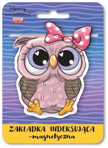 Zakładka magnetyczna - Sowa adult, Henry