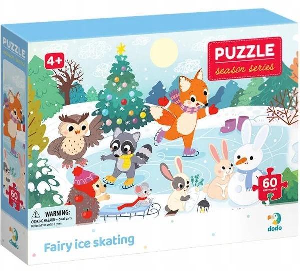 Puzzle 60 Zabawa na łyżwach, Dodo