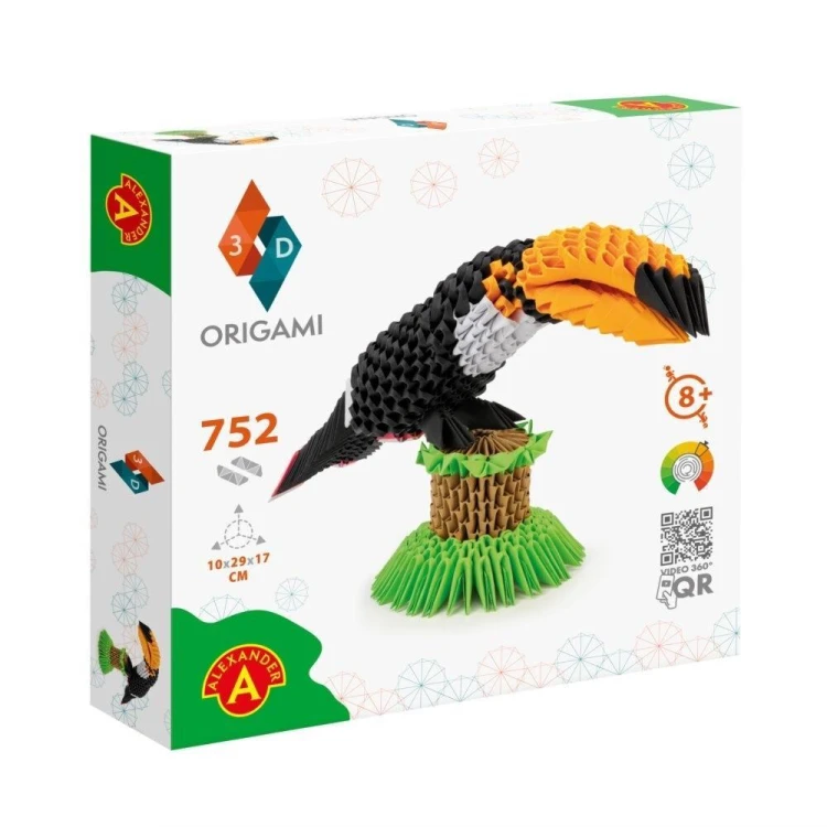 Origami 3D - Tukan ALEX, Alexander