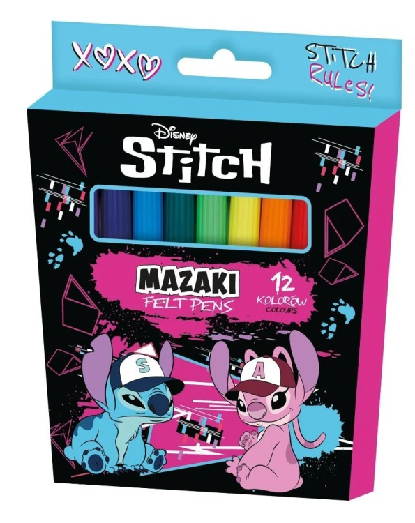 Mazaki Stitch Black 12 kolorów, Beniamin