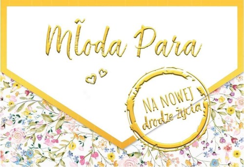 Karnet A5 Koperta Ślub Kwiatowa