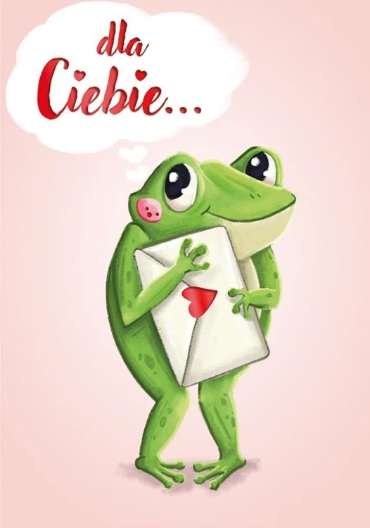 Karnet B8 mini Żabcia