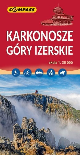 Mapa Tur. - Karkonosze, Góry Izerskie 1:35 000