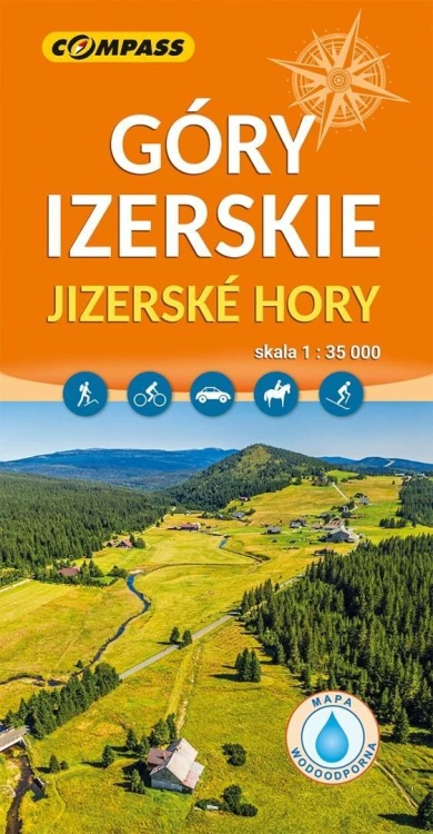 Mapa turystyczna - Góry Izerskie 1:35 000
