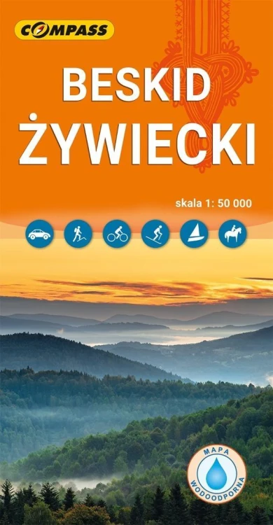 Mapa turystyczna - Beskid Żywiecki 1:50 000