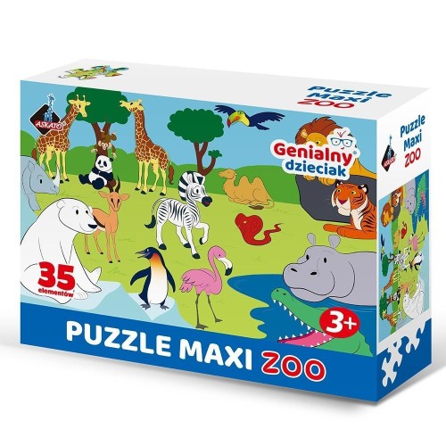 Puzzle maxi 35el zoo, Askato