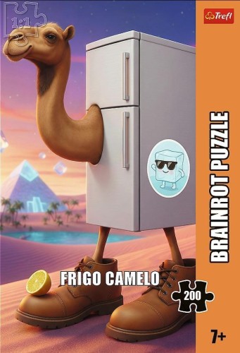 Puzzle 200 BrainRots Frigo Camelo TREFL, Trefl