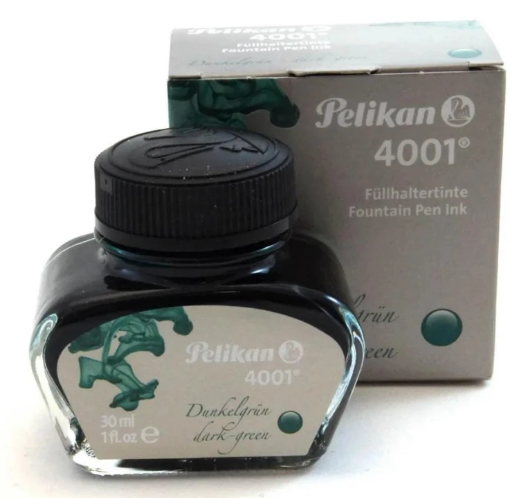 Atrament 30ml ciemny zielony, PELIKAN