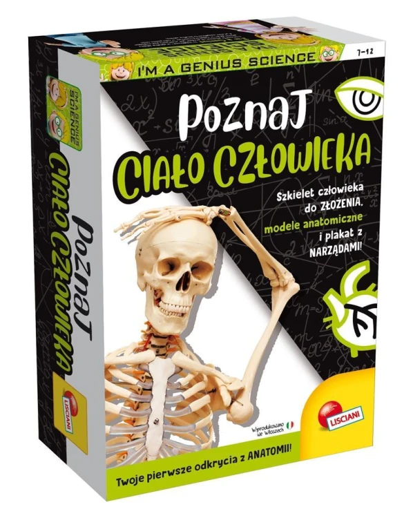 Mały Geniusz - Poznaj ciało człowieka, Lisciani