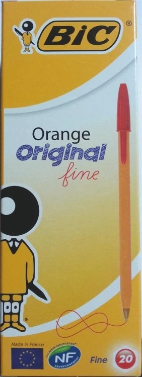Długopis Orange Original czerwony (20szt) BIC, BIC