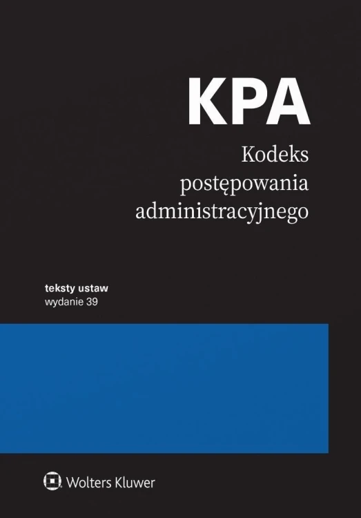 Kodeks postępowania administracyjnego w.39
