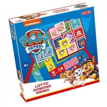 Lotto, Domino, Memo -  Psi Patrol 3w1, Tactic