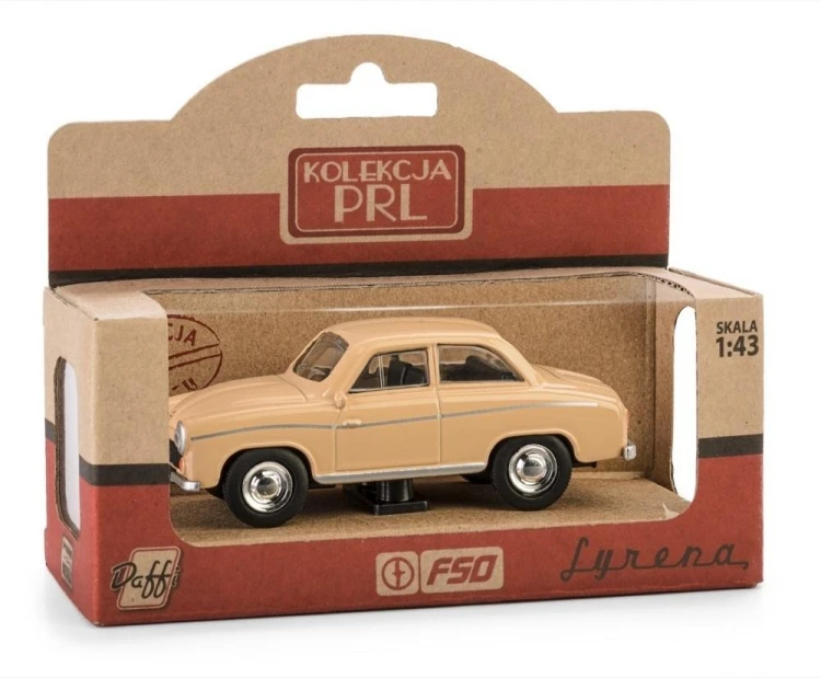 Kolekcja PRL Syrena 104 beżowa, Daffi