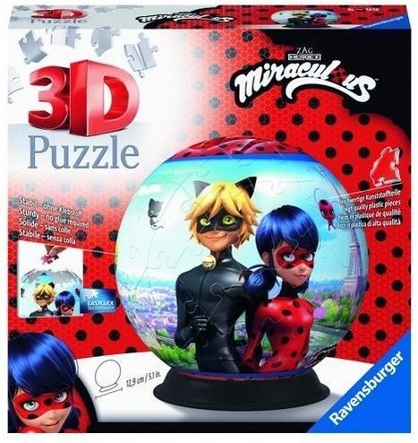 Puzzle 3D 72 Kula: Miraculous, Ravensburger