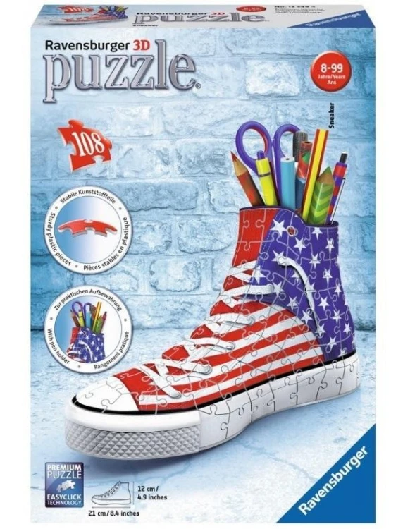 Puzzle 3D 108 Trampek Amerykański, Ravensburger