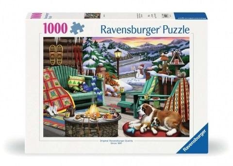 Puzzle 1000 Zimowy odpoczynek, Ravensburger