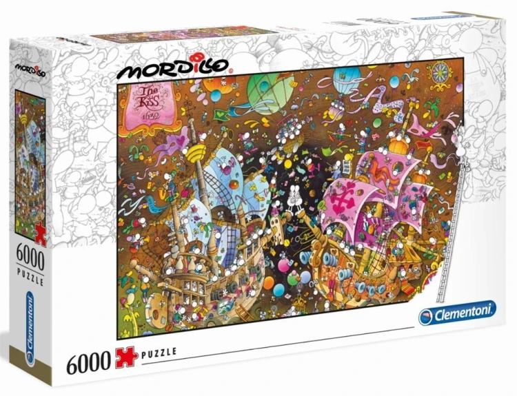 Puzzle 6000 Mordillo The Kiss, Clementoni