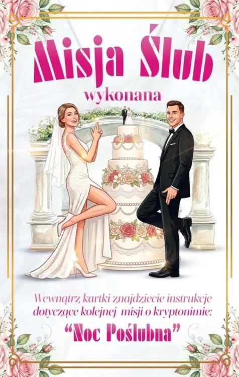 Karnet Ślub z kostką - grą erotyczną