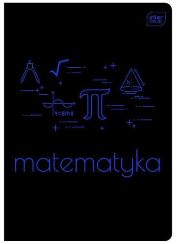Zeszyt A5/60k kratka Matematyka (10szt), INTERDRUK