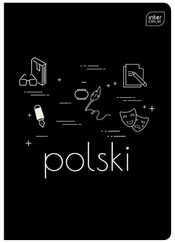Zeszyt A5/60k kratka J. Polski (10szt), INTERDRUK