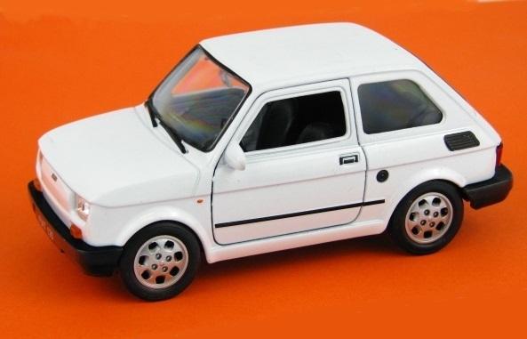 Fiat 126p 1:27 biały WELLY, Welly