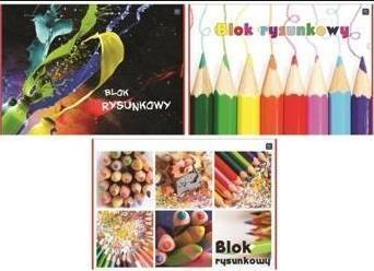 Blok rysunkowy A4/20K Economy (10szt), INTERDRUK