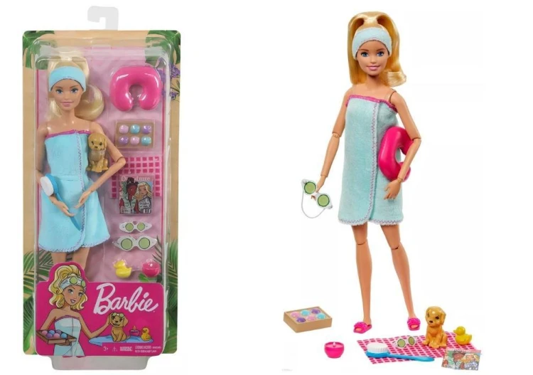Barbie lalka Wellness relaks, Mattel