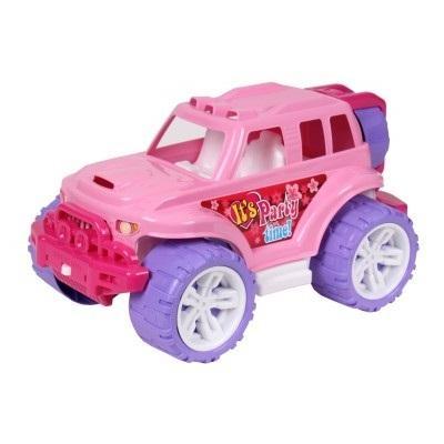 Pojazd SUV różowo-fioletowy, Technok