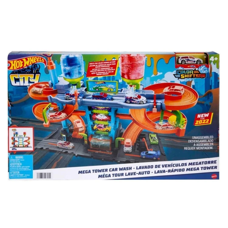 Hot Wheels City Zakręcona megamyjnia, Mattel