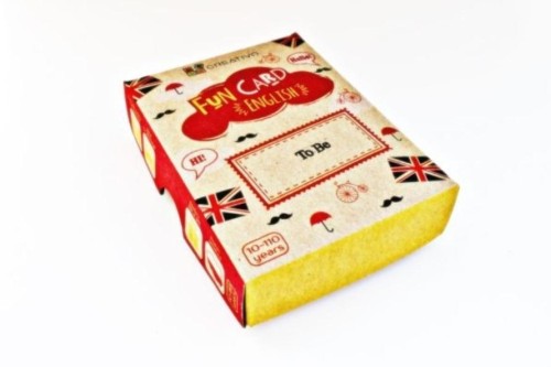 Fun Card English To Be CREATIVO, Creativo